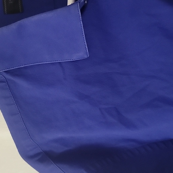 Prada Milano stretch cotton dress shirt color blue size 43/17 - Picture 4 of 14